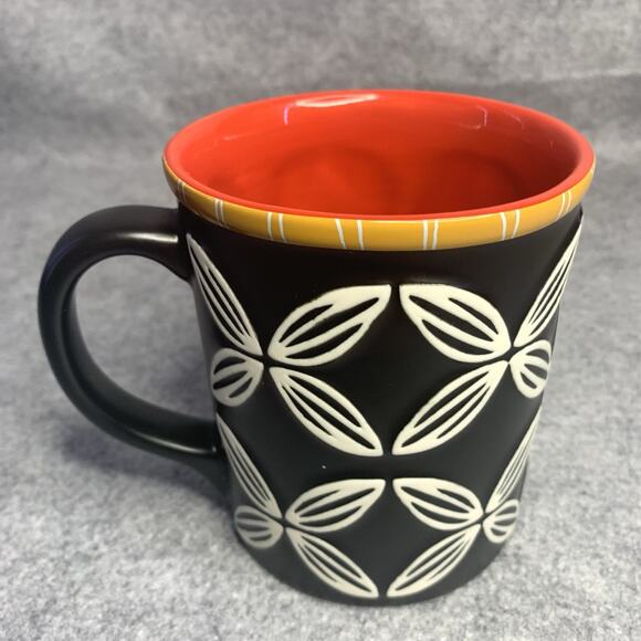 Starbucks Hawaiian Tiki 2008 Coffee Cup New Bone China Black Red Island - Picture 4 of 8